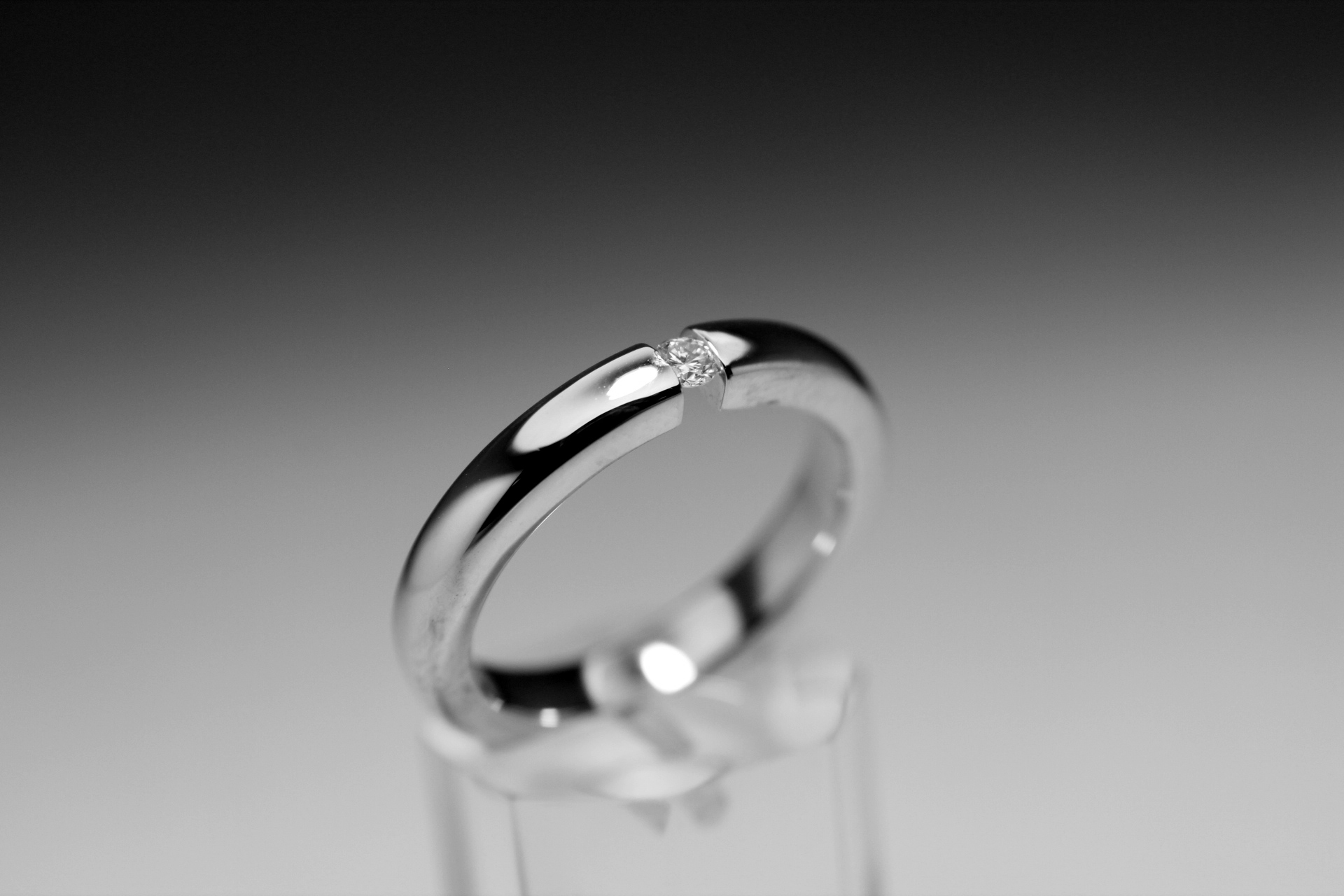 ANILLO ORO BLANCO I BRILLANTE