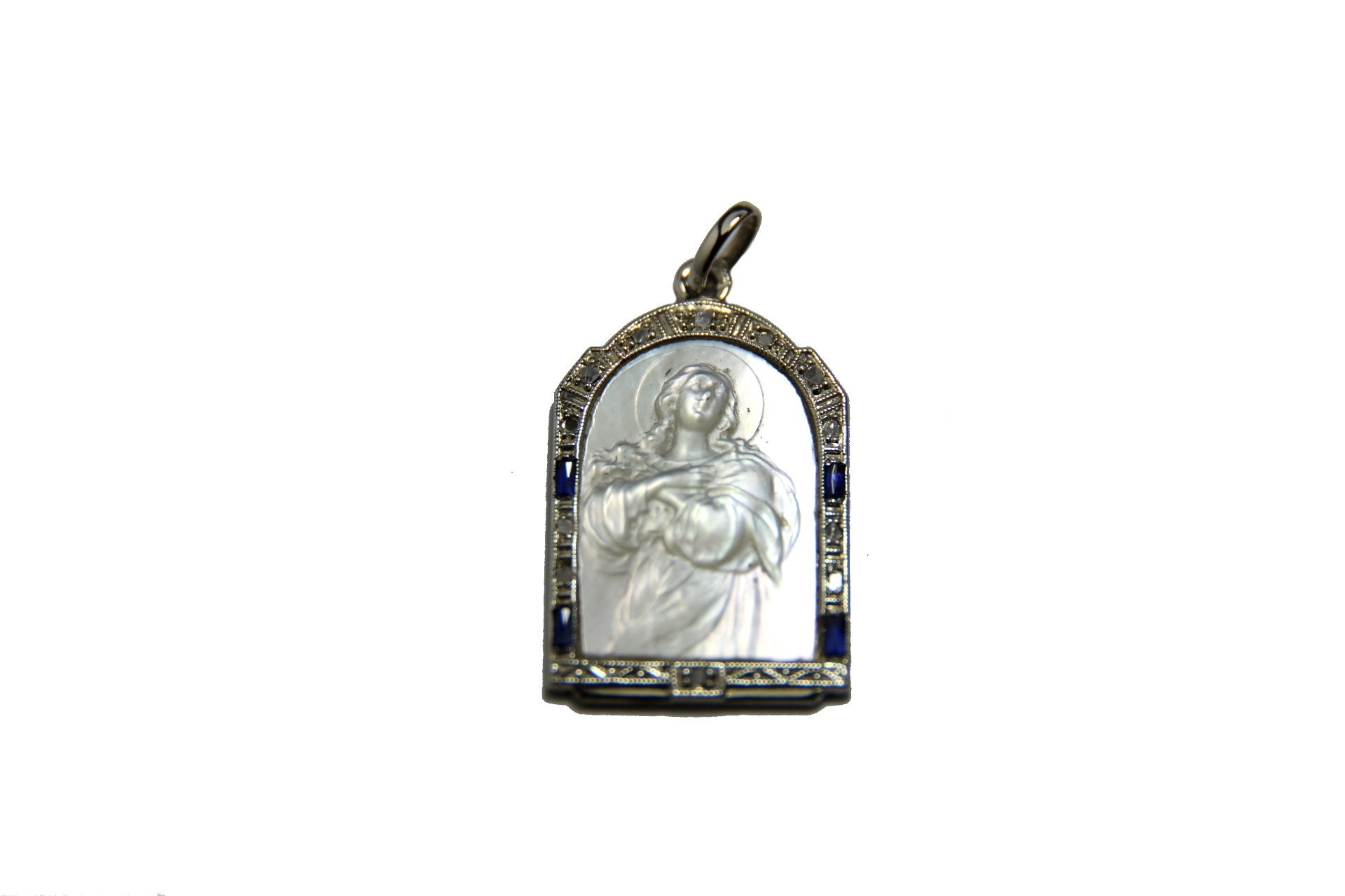 MEDALLA OR BLANC I DIAMANT