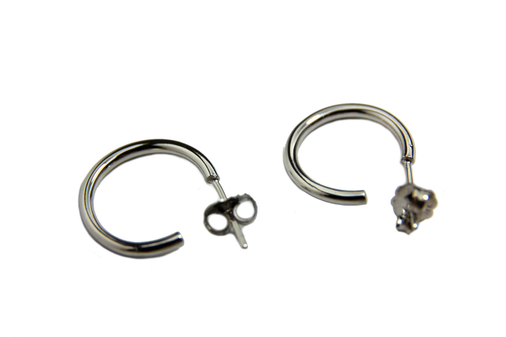 PENDIENTES ORO BLANCO