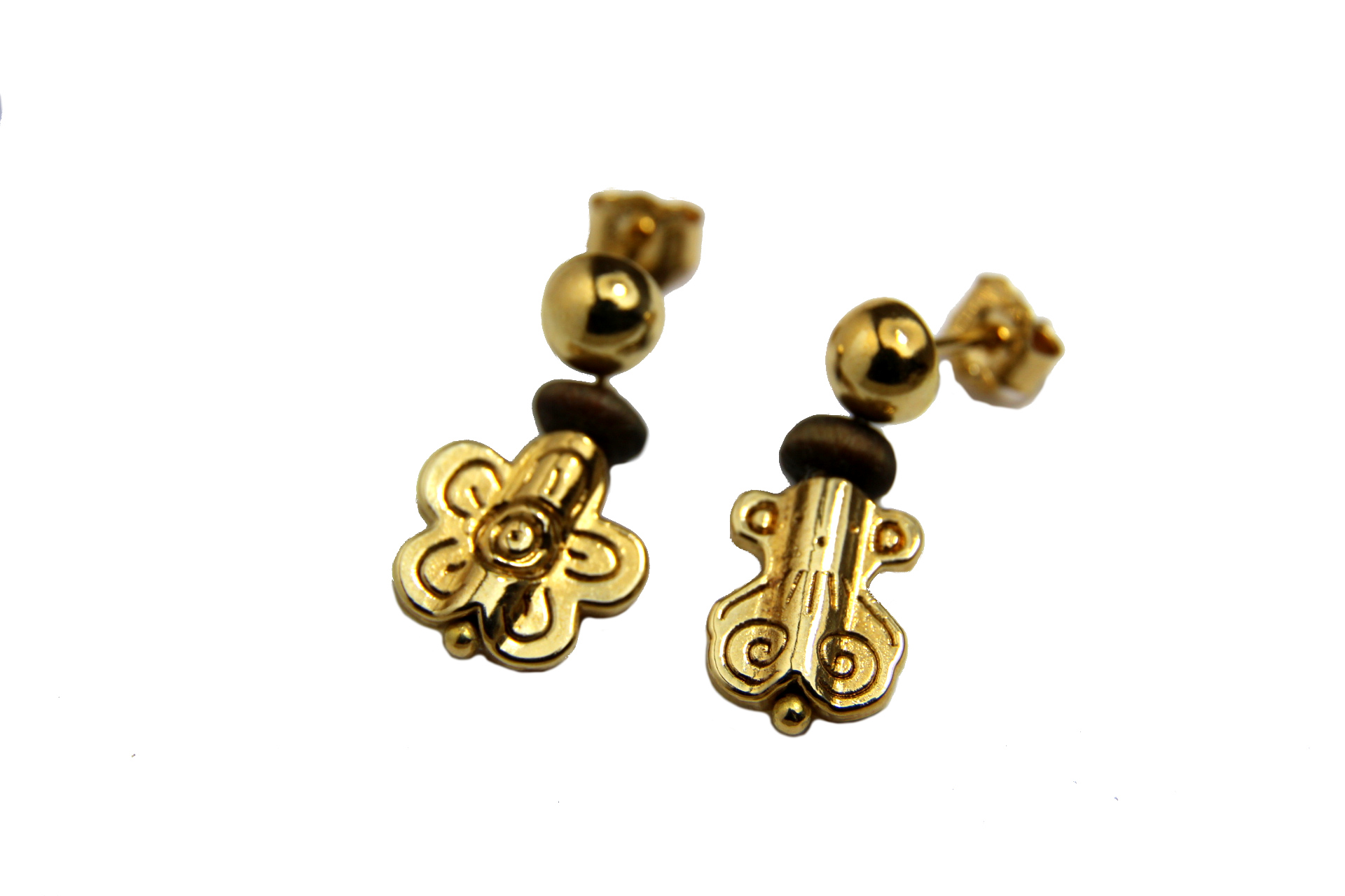 PENDIENTES ORO AMARILLO