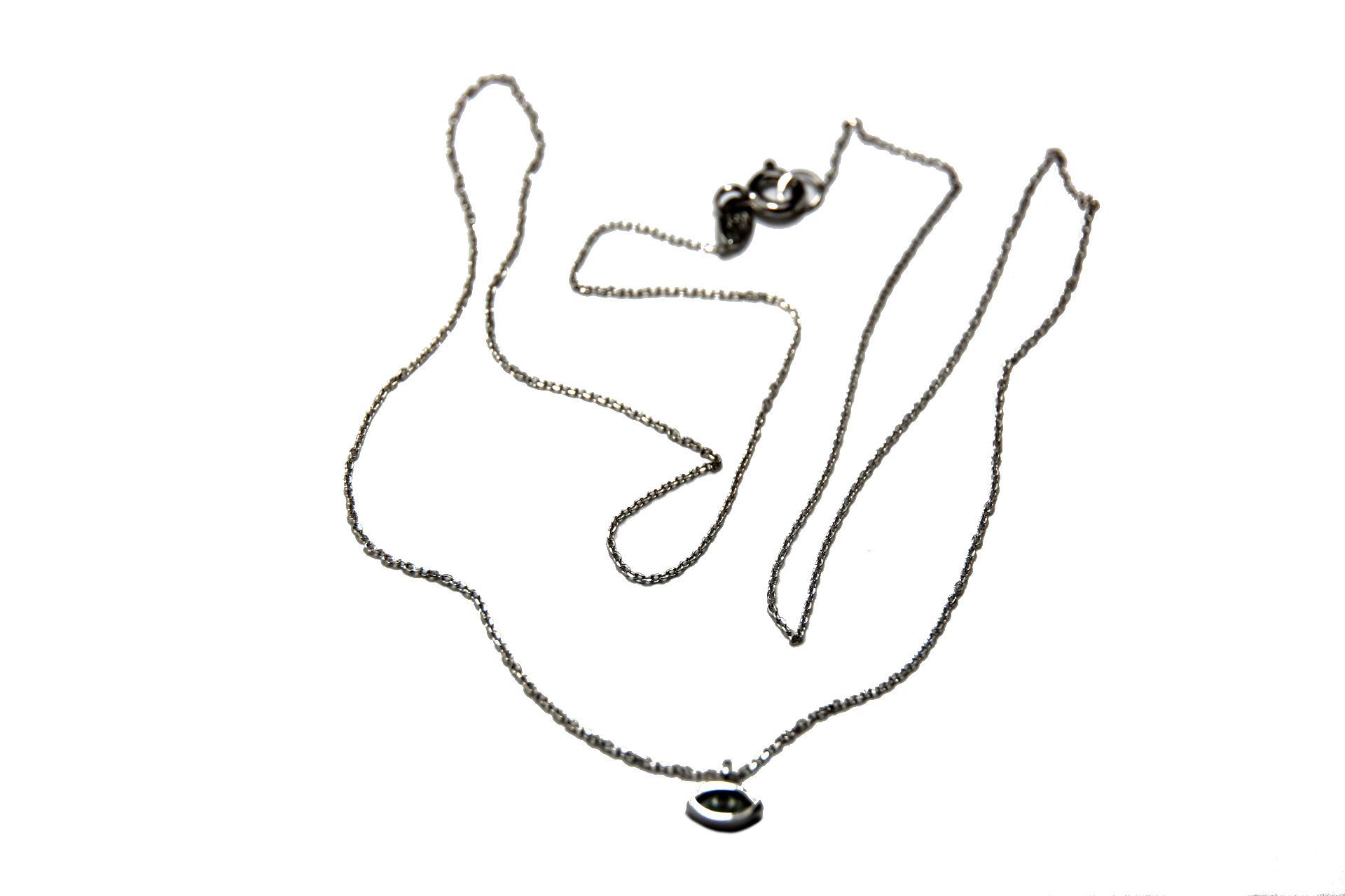 GARGANTILLA ORO BLANCO Y BRILLANTE