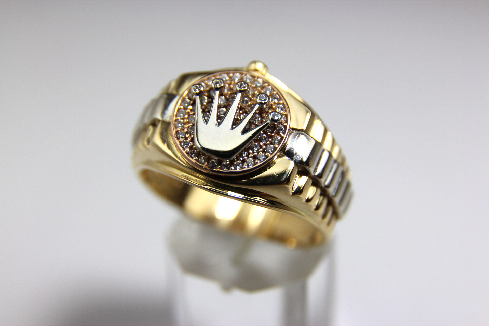 ANELL OR BICOLOR I CIRCONITA