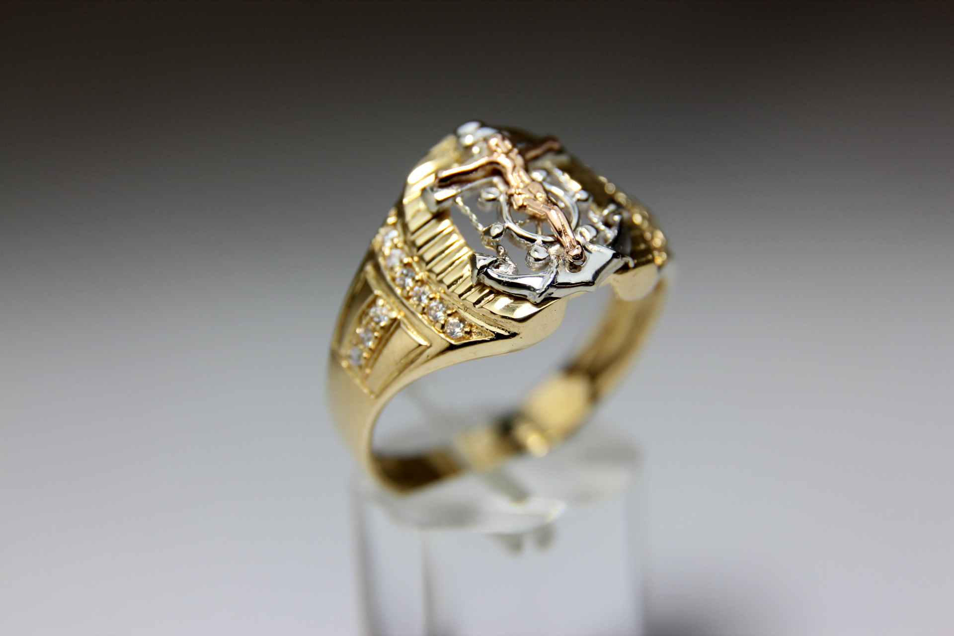 ANELL OR TRICOLOR I CIRCONITA