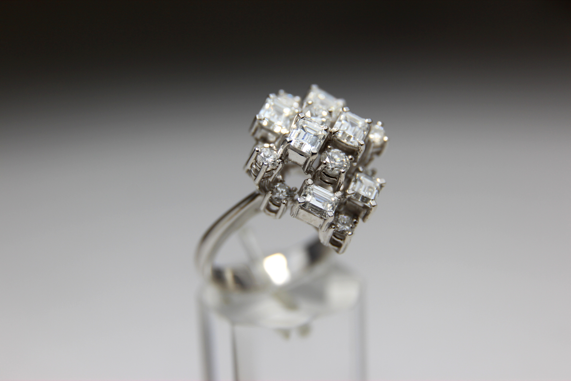 ANELL OR BLANC I BRILLANT