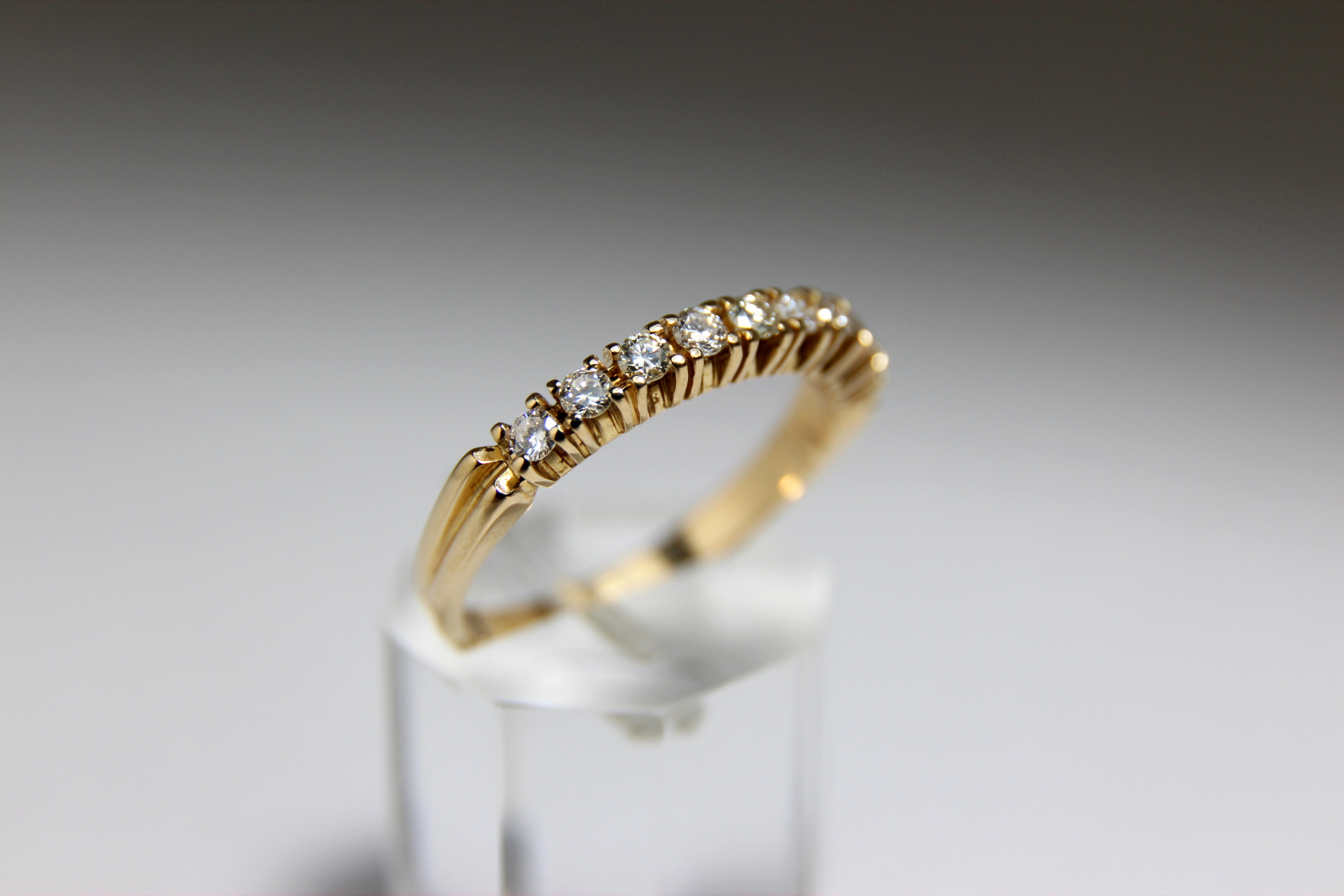 ANILLO ORO AMARILLO Y BRILLANTE