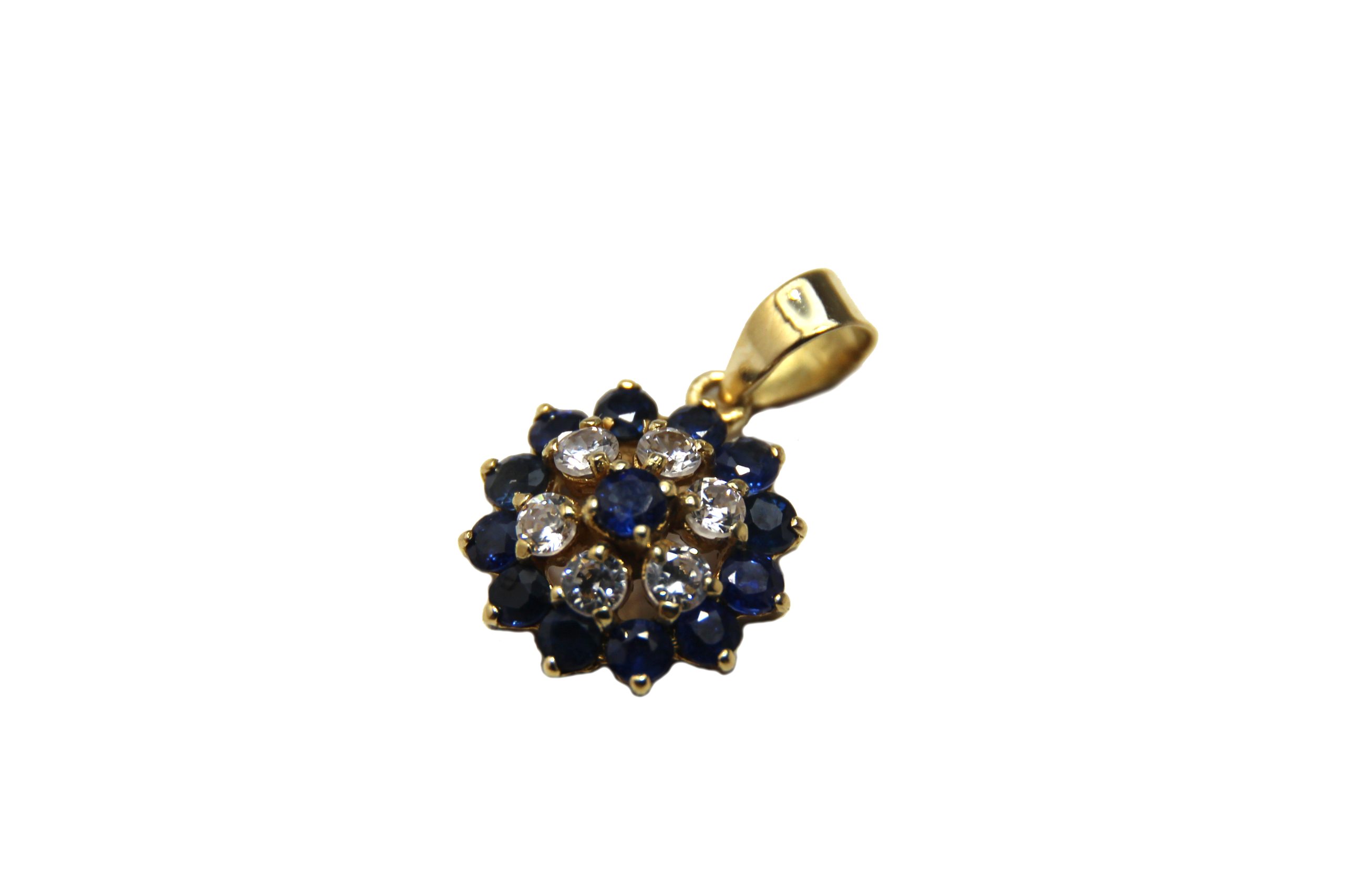 COLGANTE ORO AMARILLO Y CIRCONITA 14K